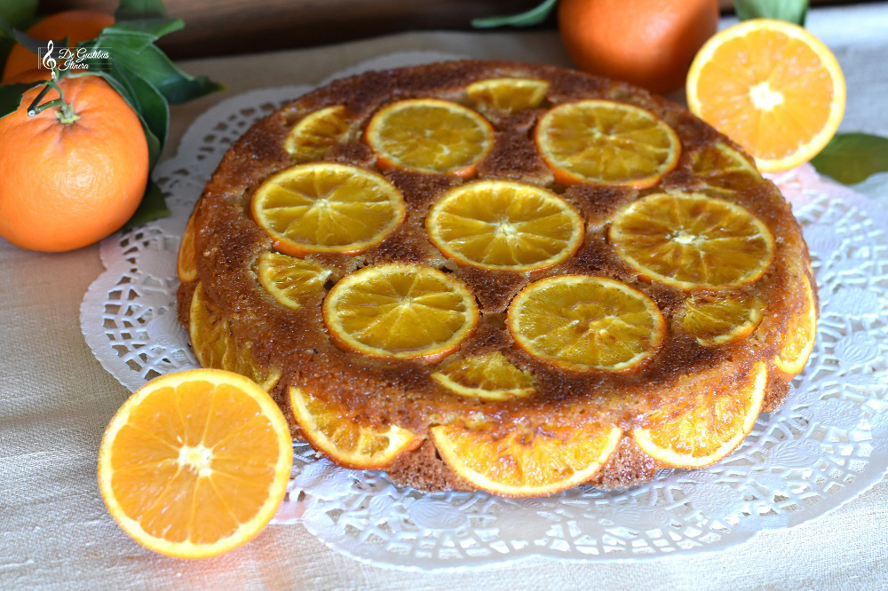 torta rovesciata di arance e nocciole 2