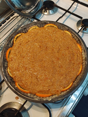 torta rovesciata di arance e nocciole 4